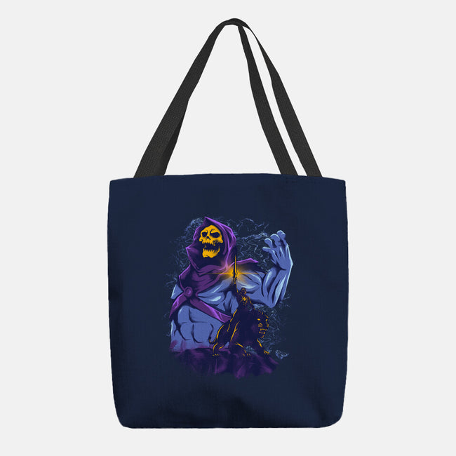 Evil Golden Skull-None-Basic Tote-Bag-spoilerinc