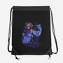 Evil Golden Skull-None-Drawstring-Bag-spoilerinc