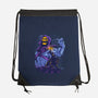 Evil Golden Skull-None-Drawstring-Bag-spoilerinc