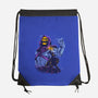 Evil Golden Skull-None-Drawstring-Bag-spoilerinc