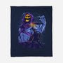 Evil Golden Skull-None-Fleece-Blanket-spoilerinc