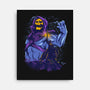 Evil Golden Skull-None-Stretched-Canvas-spoilerinc