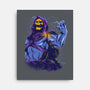 Evil Golden Skull-None-Stretched-Canvas-spoilerinc