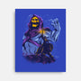 Evil Golden Skull-None-Stretched-Canvas-spoilerinc