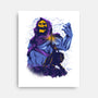 Evil Golden Skull-None-Stretched-Canvas-spoilerinc