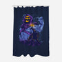 Evil Golden Skull-None-Polyester-Shower Curtain-spoilerinc