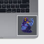 Evil Golden Skull-None-Glossy-Sticker-spoilerinc