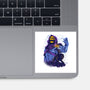 Evil Golden Skull-None-Glossy-Sticker-spoilerinc