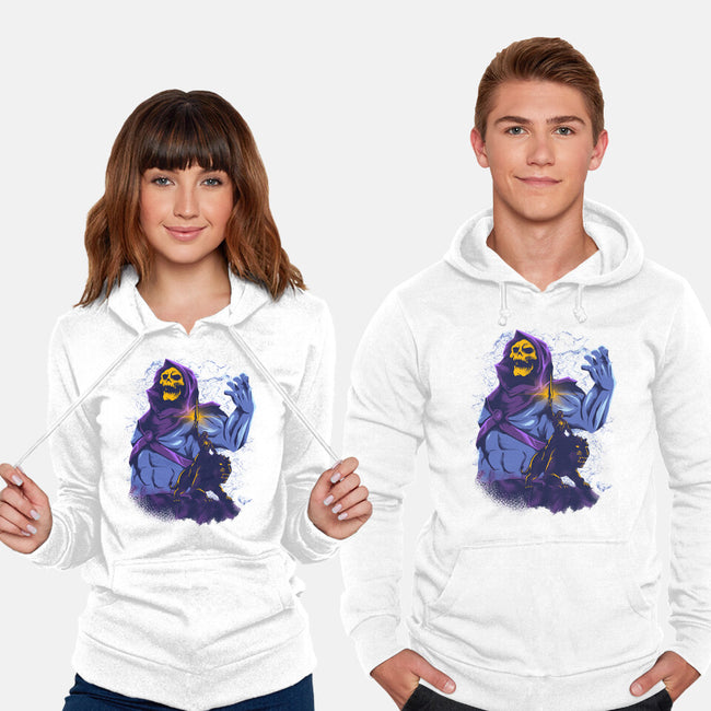 Evil Golden Skull-Unisex-Pullover-Sweatshirt-spoilerinc