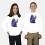Evil Golden Skull-Youth-Crew Neck-Sweatshirt-spoilerinc