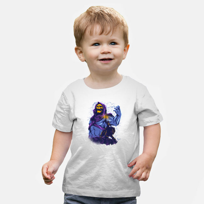 Evil Golden Skull-Baby-Basic-Tee-spoilerinc