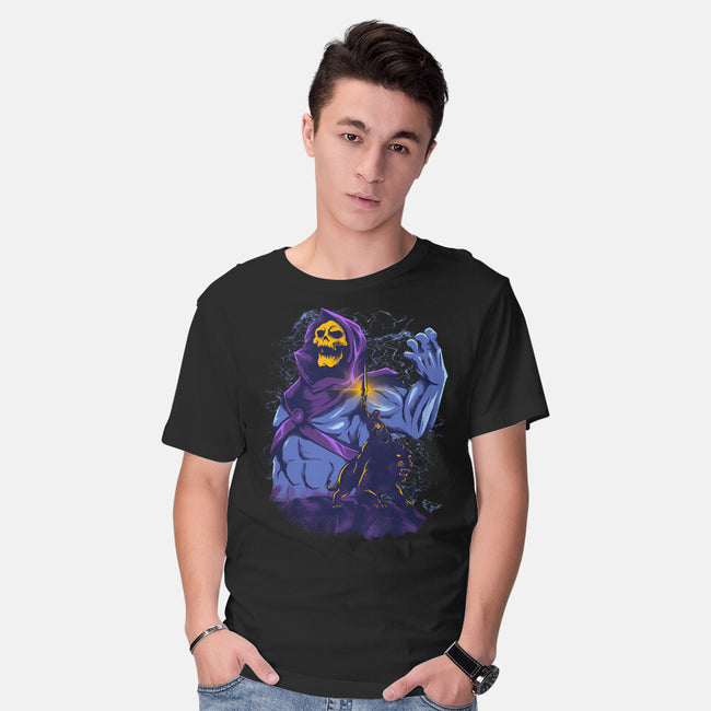 Evil Golden Skull-Mens-Basic-Tee-spoilerinc