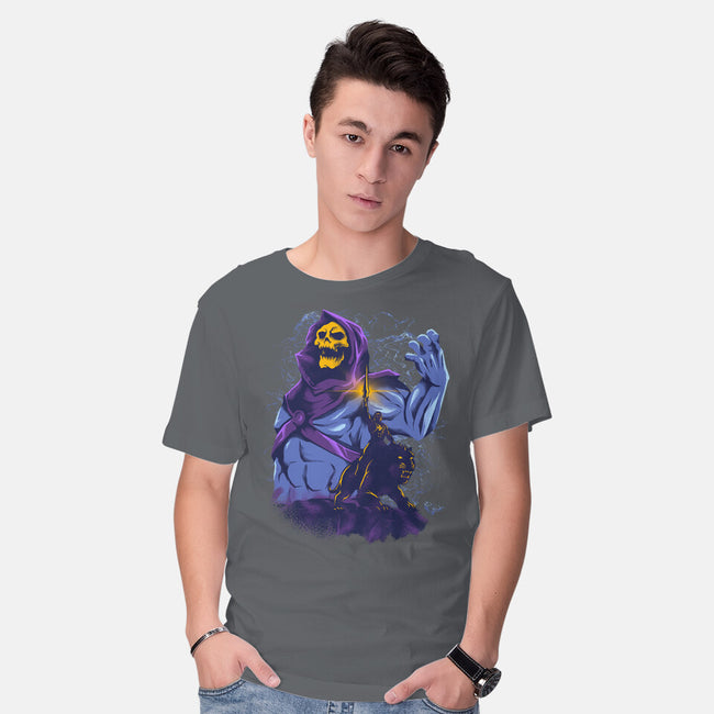 Evil Golden Skull-Mens-Basic-Tee-spoilerinc
