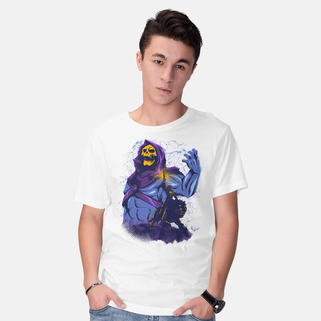 Evil Golden Skull-Mens-Basic-Tee-spoilerinc