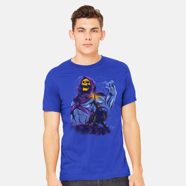 Evil Golden Skull-Mens-Heavyweight-Tee-spoilerinc