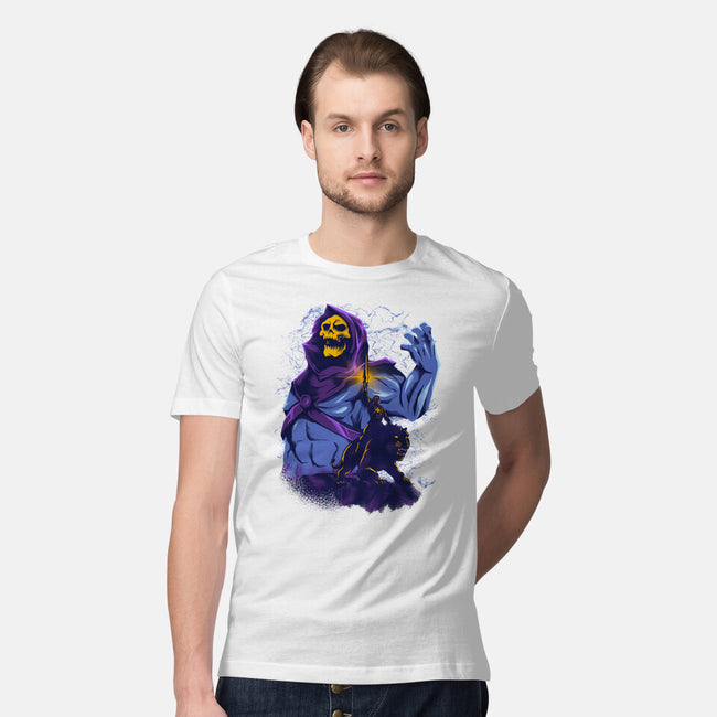 Evil Golden Skull-Mens-Premium-Tee-spoilerinc