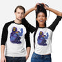 Evil Golden Skull-Unisex-Baseball-Tee-spoilerinc
