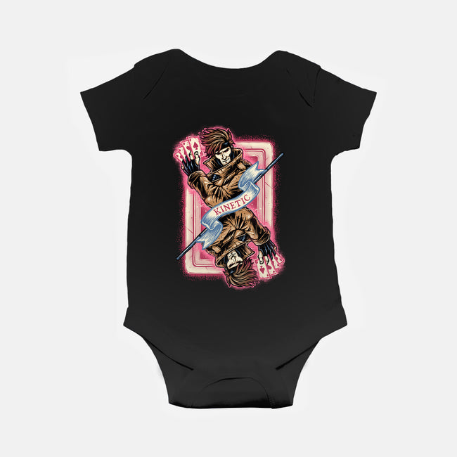 Stay Kinetic-Baby-Basic-Onesie-glitchygorilla