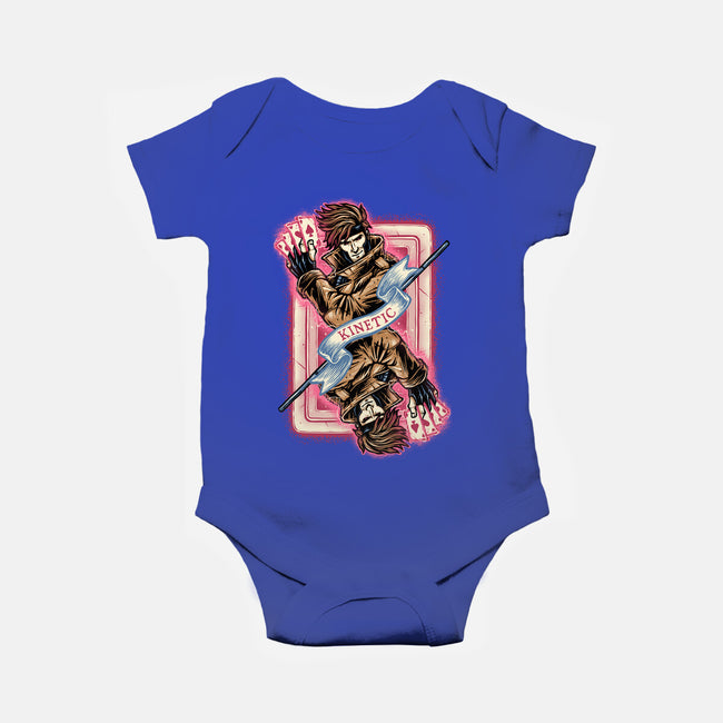 Stay Kinetic-Baby-Basic-Onesie-glitchygorilla