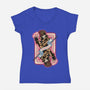 Stay Kinetic-Womens-V-Neck-Tee-glitchygorilla