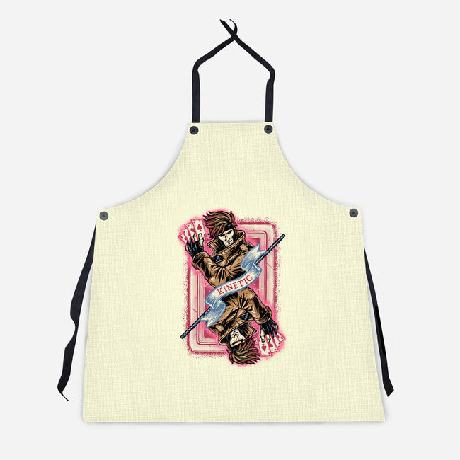 Stay Kinetic-Unisex-Kitchen-Apron-glitchygorilla