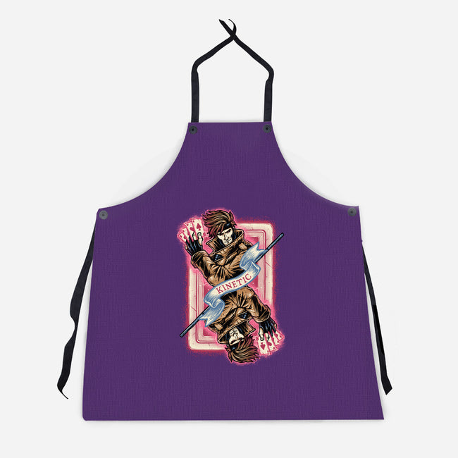 Stay Kinetic-Unisex-Kitchen-Apron-glitchygorilla