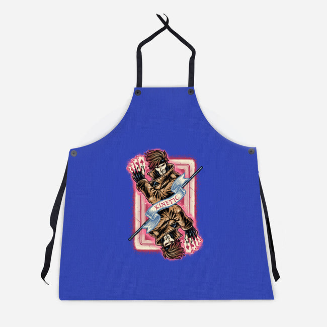 Stay Kinetic-Unisex-Kitchen-Apron-glitchygorilla