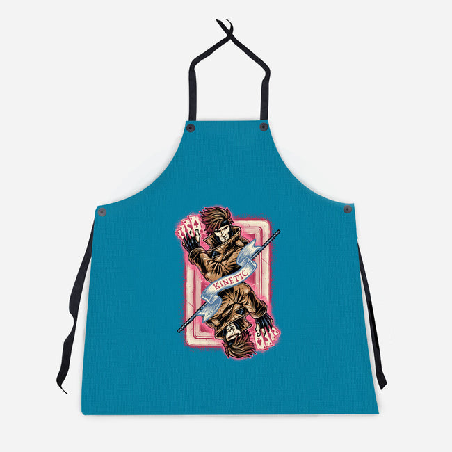 Stay Kinetic-Unisex-Kitchen-Apron-glitchygorilla