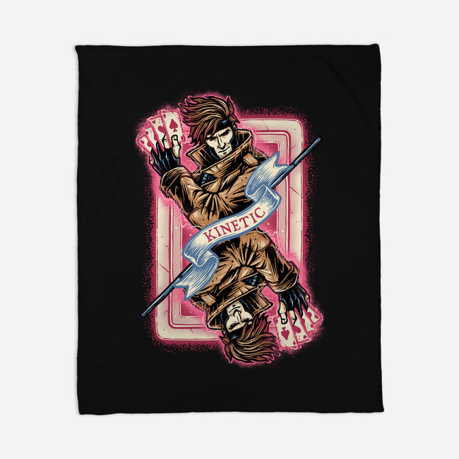 Stay Kinetic-None-Fleece-Blanket-glitchygorilla