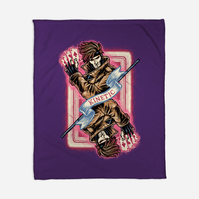 Stay Kinetic-None-Fleece-Blanket-glitchygorilla