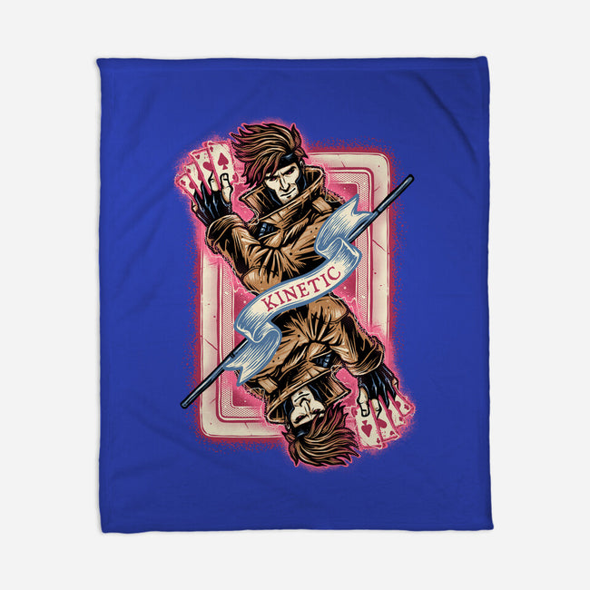 Stay Kinetic-None-Fleece-Blanket-glitchygorilla