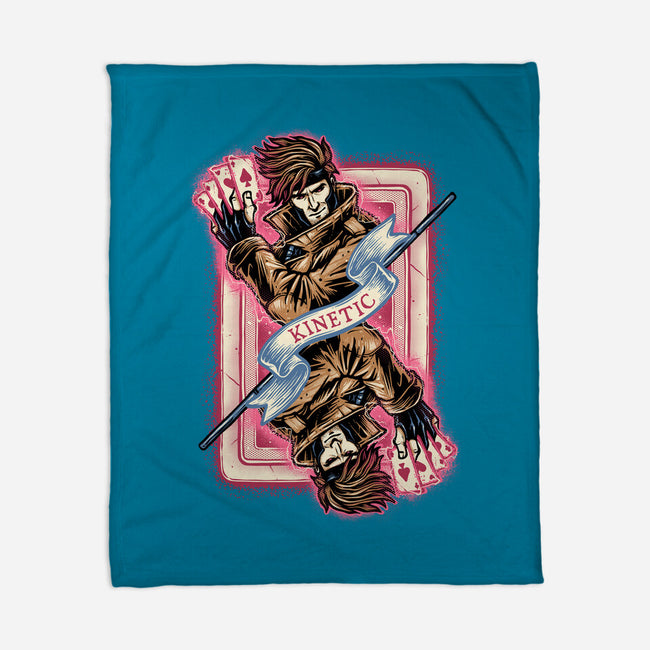 Stay Kinetic-None-Fleece-Blanket-glitchygorilla