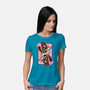 Stay Kinetic-Womens-Basic-Tee-glitchygorilla