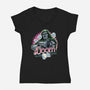 A Colorful Doom-Womens-V-Neck-Tee-glitchygorilla