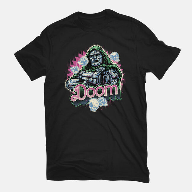 A Colorful Doom-Womens-Basic-Tee-glitchygorilla