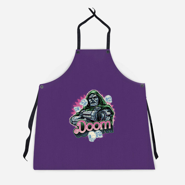 A Colorful Doom-Unisex-Kitchen-Apron-glitchygorilla