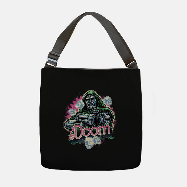 A Colorful Doom-None-Adjustable Tote-Bag-glitchygorilla