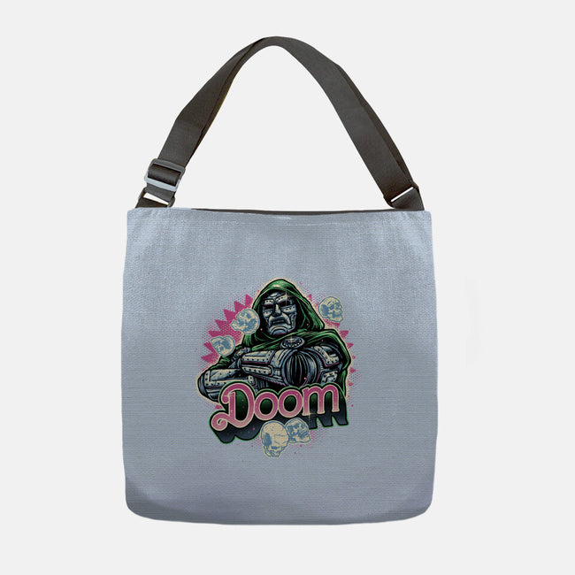 A Colorful Doom-None-Adjustable Tote-Bag-glitchygorilla