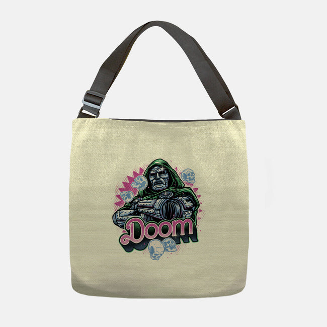 A Colorful Doom-None-Adjustable Tote-Bag-glitchygorilla
