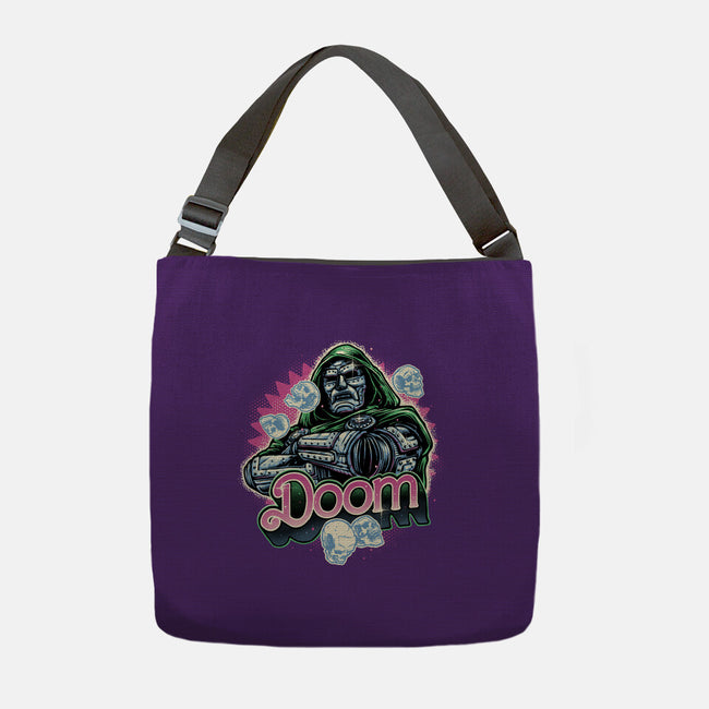 A Colorful Doom-None-Adjustable Tote-Bag-glitchygorilla