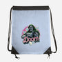 A Colorful Doom-None-Drawstring-Bag-glitchygorilla