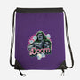 A Colorful Doom-None-Drawstring-Bag-glitchygorilla