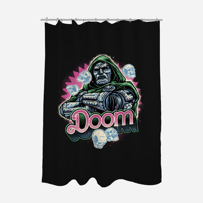 A Colorful Doom-None-Polyester-Shower Curtain-glitchygorilla