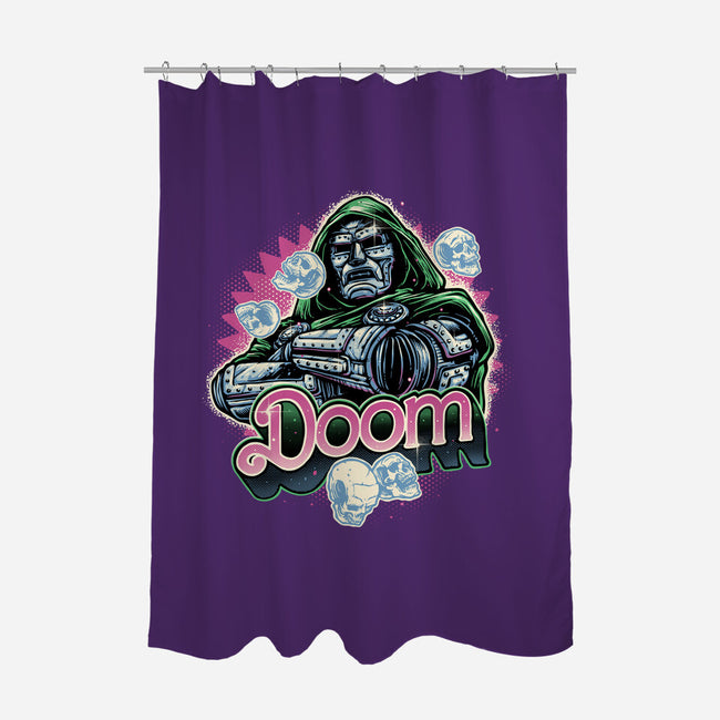 A Colorful Doom-None-Polyester-Shower Curtain-glitchygorilla