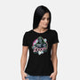 A Colorful Doom-Womens-Basic-Tee-glitchygorilla