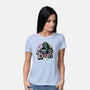 A Colorful Doom-Womens-Basic-Tee-glitchygorilla
