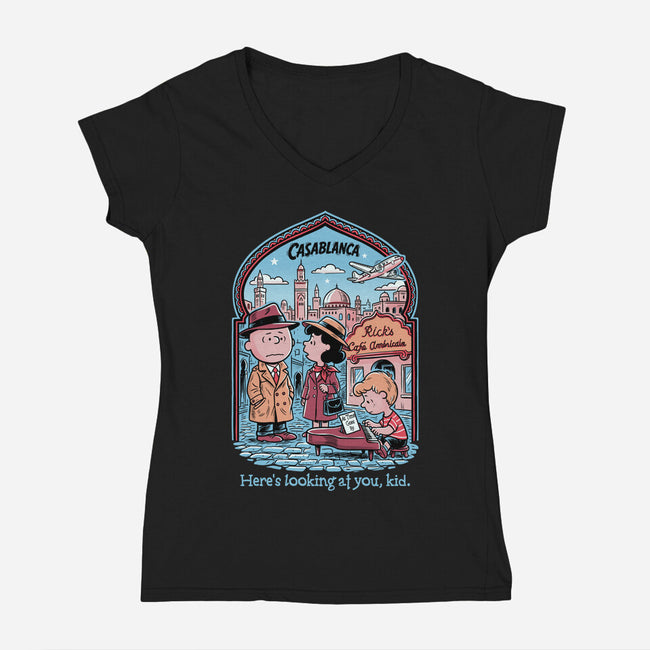 Casablanket-Womens-V-Neck-Tee-P1yu5h