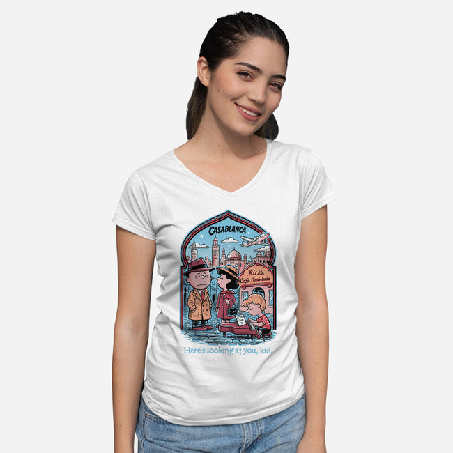 Casablanket-Womens-V-Neck-Tee-P1yu5h