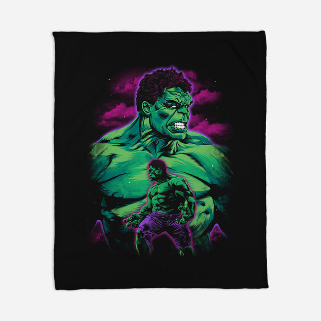 Green Gamma-None-Fleece-Blanket-zybbhorn