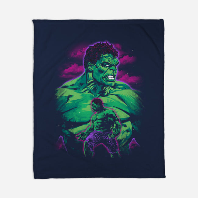Green Gamma-None-Fleece-Blanket-zybbhorn